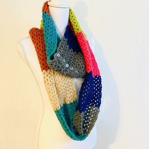 Circular Handmade Multicolor 84" Long Scarf